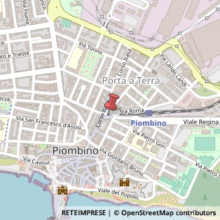 Mappa Piazza Antonio Gramsci,  7, 57025 Piombino, Livorno (Toscana)