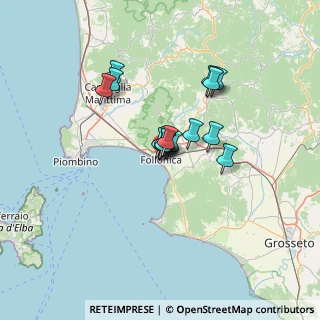 Mappa Via Giuseppe Garibaldi, 58022 Follonica GR, Italia (9.52067)