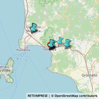 Mappa Via Giuseppe Garibaldi, 58022 Follonica GR, Italia (7.38786)