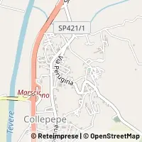 Mapa Collazzone