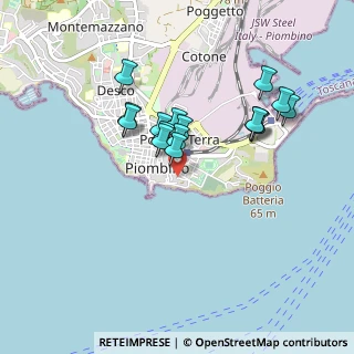Mappa Via delle Mura, 57025 Piombino LI, Italia (0.7925)