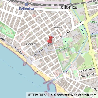 Mappa Via Roma, 93-79, 58022 Follonica, Grosseto (Toscana)