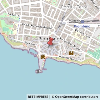 Mappa Via Vittorio Emanuele, 25, 57025 Piombino, Livorno (Toscana)