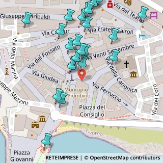 Mappa Via Vittorio Emanuele, 57025 Piombino LI, Italia (0.076)
