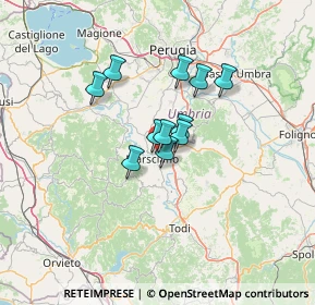 Mappa Marsciano, 06055 Marsciano PG, Italia (8.91364)