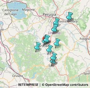 Mappa Marsciano, 06055 Marsciano PG, Italia (10.82857)