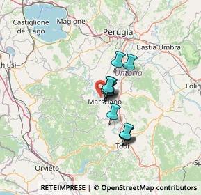 Mappa SP376, 06055 Marsciano PG, Italia (8.35385)