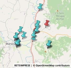 Mappa Strada dell'Osteria, 06050 Collazzone PG, Italia (3.4905)