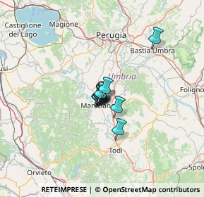 Mappa Via Albert Einstein, 06055 Marsciano PG, Italia (5.89636)