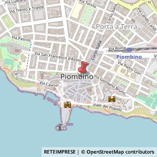 Mappa Corso Vittorio Emanuele II, 44, 57025 Piombino, Livorno (Toscana)