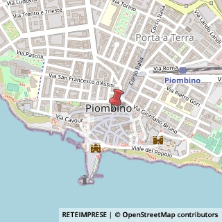 Mappa Via Don Minzoni, 5, 57025 Piombino, Livorno (Toscana)
