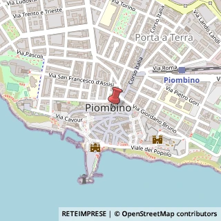Mappa Via Vittorio Emanuele, 71, 57025 Piombino, Livorno (Toscana)
