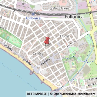 Mappa Via Giovanni Bovio, 4, 58022 Follonica, Grosseto (Toscana)