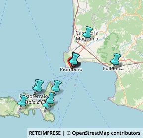 Mappa Via XX Settembre, 57025 Piombino LI, Italia (13.96923)