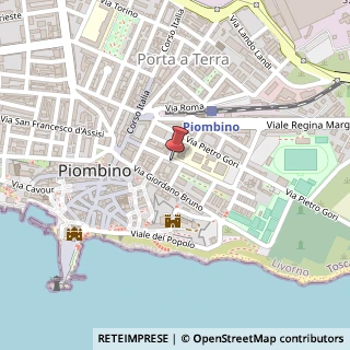 Mappa Via Francisco Ferrer, 52, 57025 Piombino, Livorno (Toscana)