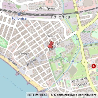 Mappa Via roma 24, 58022 Follonica, Grosseto (Toscana)