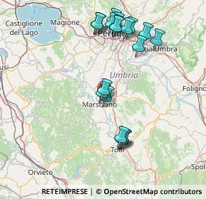Mappa Zona industriale loc. torre sapienza, 06055 Marsciano PG, Italia (16.725)