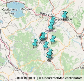 Mappa Zona industriale loc. torre sapienza, 06055 Marsciano PG, Italia (10.84)
