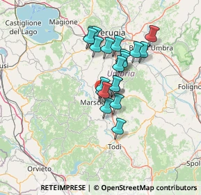 Mappa Zona industriale loc. torre sapienza, 06055 Marsciano PG, Italia (10.465)