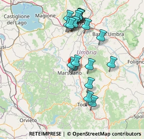 Mappa Zona industriale loc. torre sapienza, 06055 Marsciano PG, Italia (15.08)