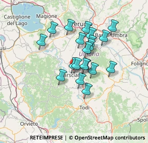 Mappa Zona industriale loc. torre sapienza, 06055 Marsciano PG, Italia (11.046)
