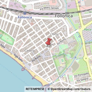 Mappa Via bicocchi 101, 58022 Follonica, Grosseto (Toscana)