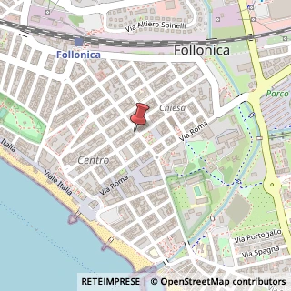 Mappa Via Bicocchi,  67, 58022 Follonica, Grosseto (Toscana)
