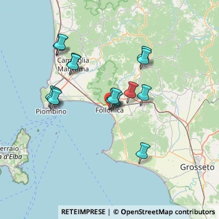 Mappa 58022 Follonica GR, Italia (14.21333)