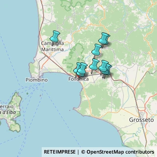 Mappa 58022 Follonica GR, Italia (9.70636)