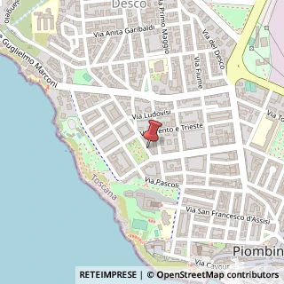 Mappa Piazza Costituzione, 8, 57025 Piombino, Livorno (Toscana)