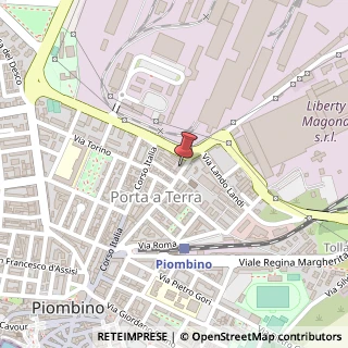 Mappa Via Carlo Pisacane, 107, 57025 Piombino, Livorno (Toscana)