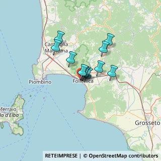 Mappa Via D. Cimarosa, 58022 Follonica GR, Italia (8.24)