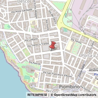 Mappa Via petrarca francesco 6, 57025 Piombino, Livorno (Toscana)