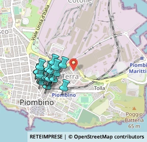 Mappa Via Landino Landi, 57025 Piombino LI, Italia (0.4185)