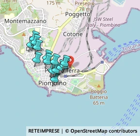 Mappa Via Landino Landi, 57025 Piombino LI, Italia (0.744)