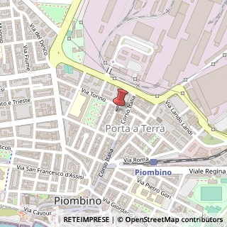 Mappa Via Benvenuto Cellini, 86, 57025 Piombino, Livorno (Toscana)