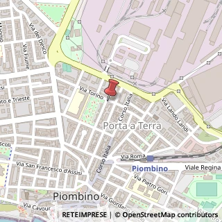 Mappa Via Torino, 19, 57025 Piombino, Livorno (Toscana)