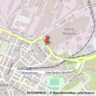 Mappa Via Pisa, 12, 57025 Piombino, Livorno (Toscana)