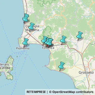 Mappa Via Spinelli, 58022 Follonica GR, Italia (12.29333)
