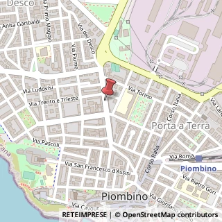 Mappa Viale della repubblica 62/a, 57025 Piombino, Livorno (Toscana)