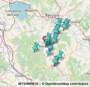 Mappa Vocabolo Madonna delle Vigne, 06055 Marsciano PG, Italia (9.65118)