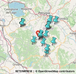 Mappa Vocabolo Madonna delle Vigne, 06055 Marsciano PG, Italia (10.445)