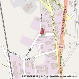 Mappa Via Polanga, 19, 06034 Foligno, Perugia (Umbria)