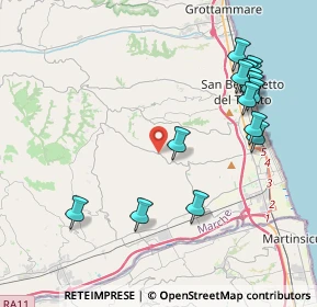 Mappa Via Colle Appeso, 63076 Monteprandone AP, Italia (4.72067)