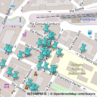 Mappa Via Spalato, 57025 Piombino LI, Italia (0.05714)