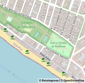 Mappa Via Arno, 58022 Follonica GR, Italia (0.125)