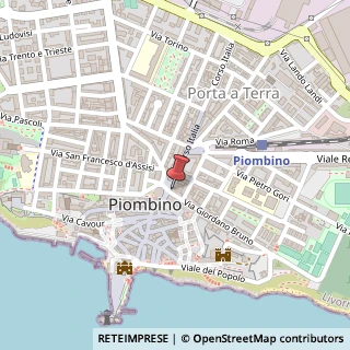 Mappa Piazza Giuseppe Verdi, 17, 57025 Piombino, Livorno (Toscana)
