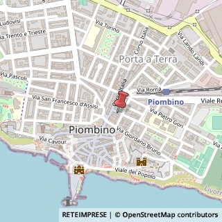 Mappa Via Francisco Ferrer, 12, 57025 Piombino, Livorno (Toscana)