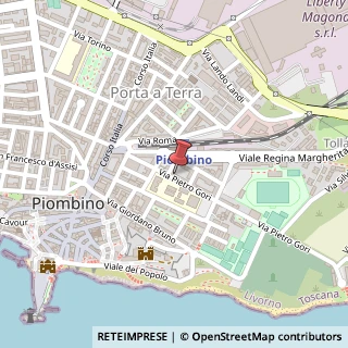 Mappa Via Pietro Gori, 13, 57025 Piombino, Livorno (Toscana)
