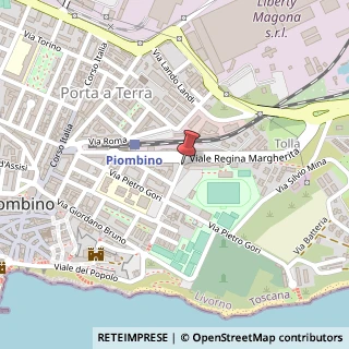 Mappa Via Emilio Salgari, 8, 57025 Piombino, Livorno (Toscana)